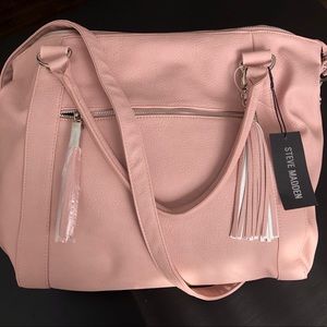 Steve Madden Blush Marlow Satchel Tote